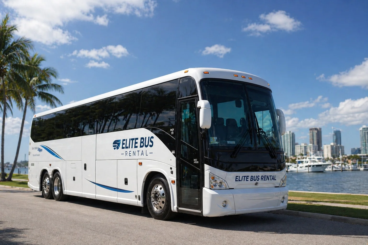 Elite Bus Rental USA — Modern Charter Bus Fleet